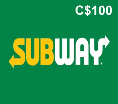 Subway C$100 Gift Card CA — лицензионный ключ