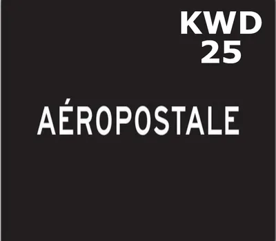 Aeropostale 25 KWD Gift Card KW — лицензионный ключ