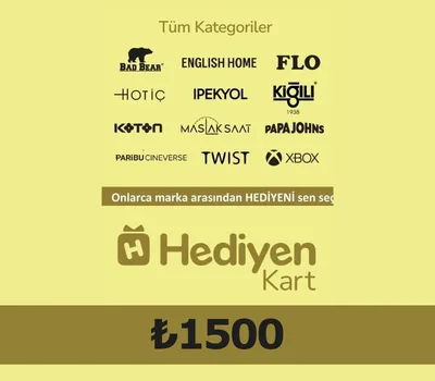 Hediyen KART - All Access ₺1500 Gift Card TR — лицензионный ключ