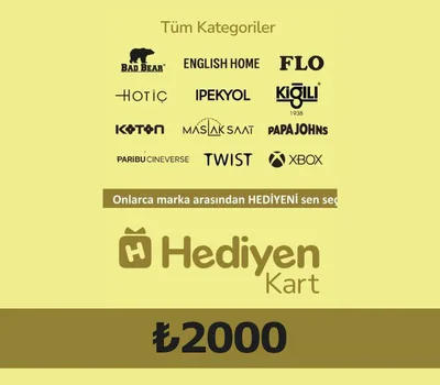 Hediyen KART - All Access ₺2000 Gift Card TR — лицензионный ключ