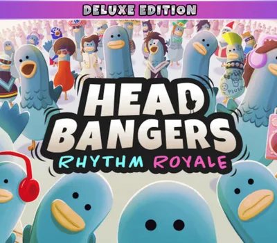 Headbangers: Rhythm Royale Deluxe Edition PC Steam CD Key — лицензионный ключ