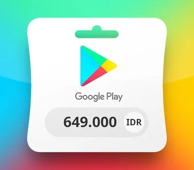 Google Play IDR 649000 Gift Card ID — лицензионный ключ
