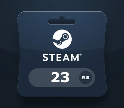 Steam Wallet Card €23 EU Activation Code — лицензионный ключ