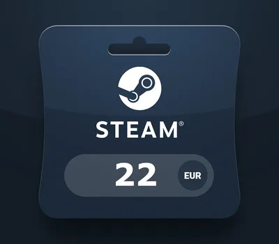 Steam Wallet Card €22 EU Activation Code — лицензионный ключ