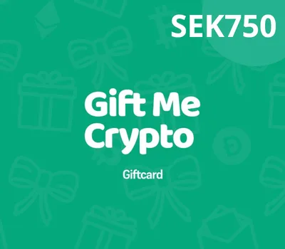 Gift Me Crypto 750 SEK Gift Card — лицензионный ключ