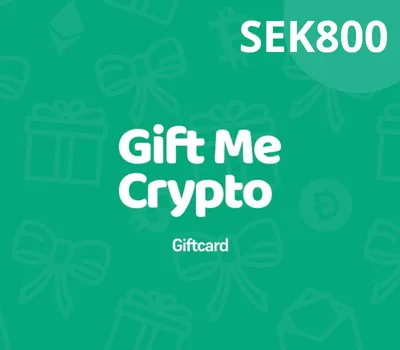 Gift Me Crypto 800 SEK Gift Card — лицензионный ключ