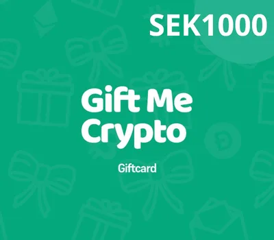 Gift Me Crypto 1000 SEK Gift Card — лицензионный ключ