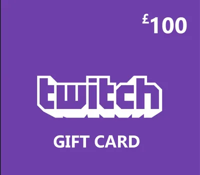 Twitch GBP 100 Gift Card UK — лицензионный ключ