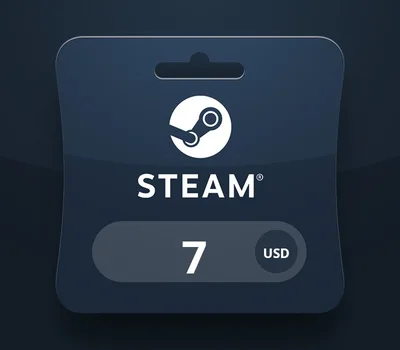 Steam Wallet USD 7 Gift Card AR — лицензионный ключ