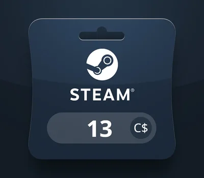 Steam Wallet CAD 13 Gift Card CA — лицензионный ключ