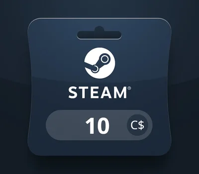 Steam Wallet CAD 10 Gift Card CA — лицензионный ключ