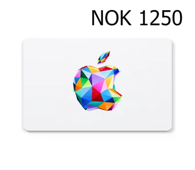 Apple 1250 NOK Gift Card NO — лицензионный ключ