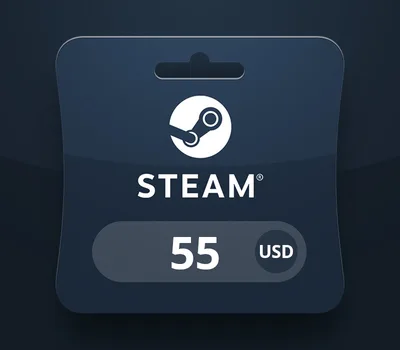Steam Wallet USD 55 Gift Card AR — лицензионный ключ
