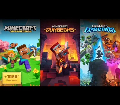 Minecraft Triple Bundle PC Windows Account — лицензионный ключ