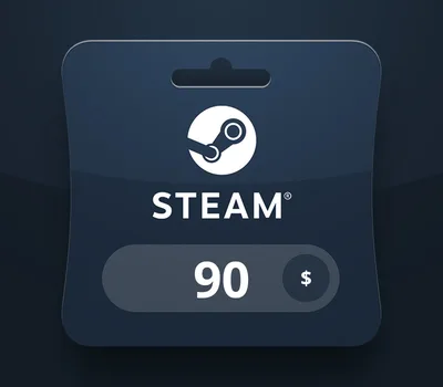 Steam Wallet USD 90 Gift Card US — лицензионный ключ