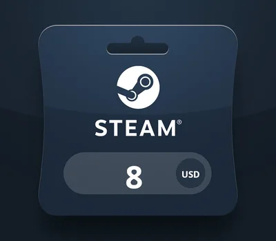 Steam Wallet USD 8 Gift Card TR — лицензионный ключ