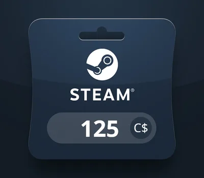 Steam Wallet CAD 125 Gift Card CA — лицензионный ключ