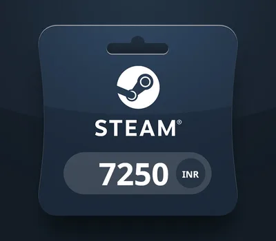 Steam Wallet Card ₹7250 INR Activation Code — лицензионный ключ