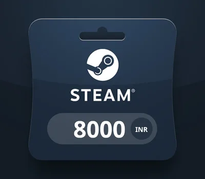 Steam Wallet Card ₹8000 INR Activation Code — лицензионный ключ