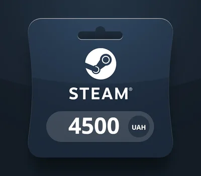 Steam Wallet Card UAH 4500 UA Activation Code — лицензионный ключ