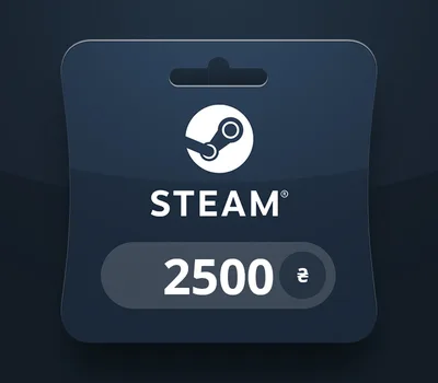 Steam Wallet UAH 2500 Gift Card UA — лицензионный ключ