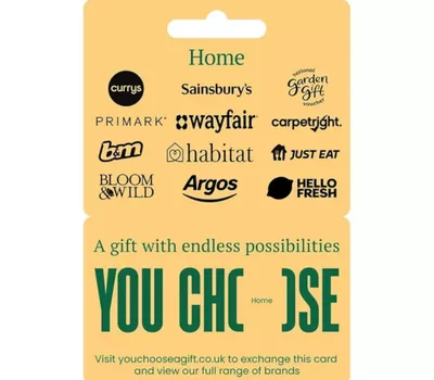 YouChoose HOME £25 Gift Card UK — лицензионный ключ