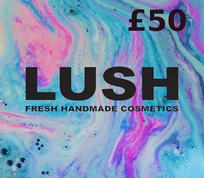 Lush GBP 50 Gift Card UK — лицензионный ключ