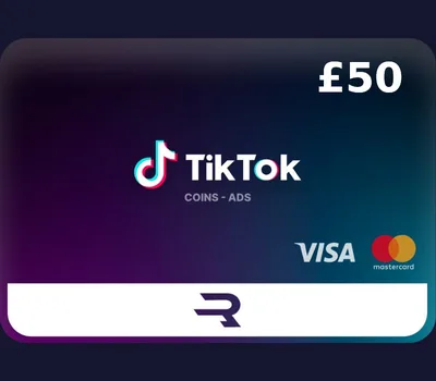 Rewarble TikTok GBP 50 Gift Card — лицензионный ключ