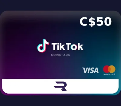 Rewarble TikTok CAD 50 Gift Card — лицензионный ключ