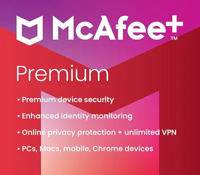 McAfee+ Premium Family EU Key (1 Year / 6 Devices) — лицензионный ключ