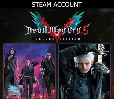 Devil May Cry 5 Deluxe + Vergil PC Steam CD Key — лицензионный ключ