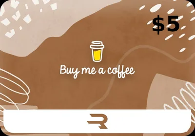 Rewarble Buy Me a Coffee USD 5 Gift Card — лицензионный ключ