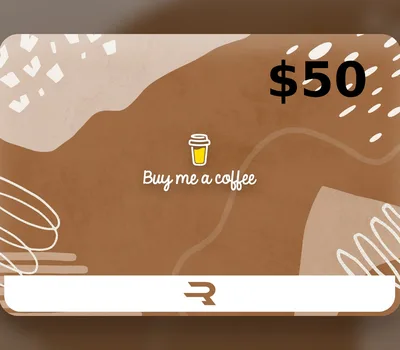 Rewarble Buy Me a Coffee USD 50 Gift Card — лицензионный ключ