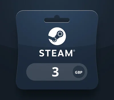 PC Steam Gift Card GBP 3 UK Activation Code — лицензионный ключ