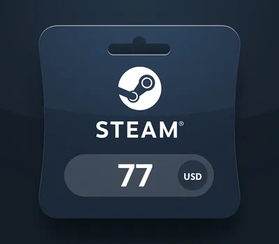 Steam Gift Card $77 US Activation Code — лицензионный ключ