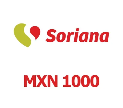 Soriana MXN 1000 Gift Card MX — лицензионный ключ