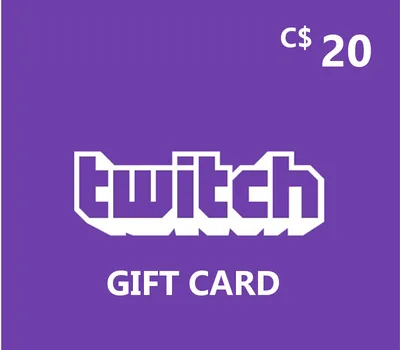 Twitch CAD 20 Gift Card CA — лицензионный ключ