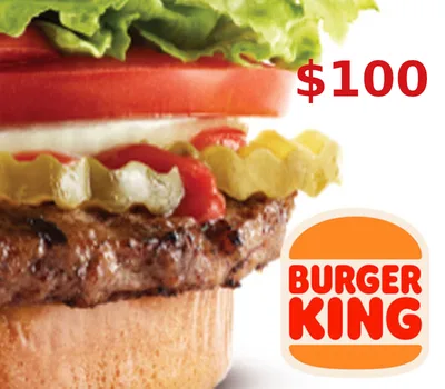 Burger King USD 100 Gift Card US — лицензионный ключ