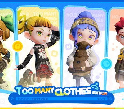 POPUCOM Too Many Clothes Edition PC Steam Account — лицензионный ключ