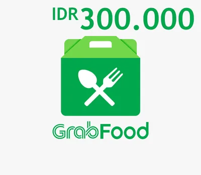 Grab Food IDR 300000 Gift Card ID — лицензионный ключ