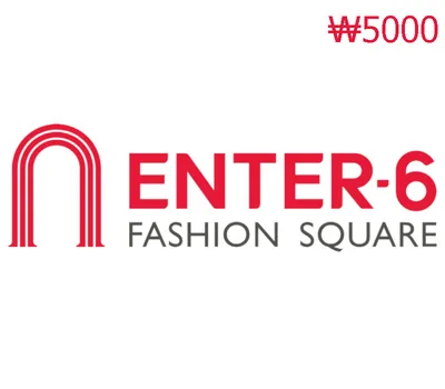 Enter-6 KRW 5000 Gift Card KR — лицензионный ключ