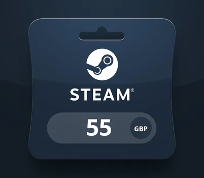Steam Gift Card GBP 55 UK Activation Code — лицензионный ключ