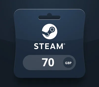 Steam Gift Card GBP 70 UK Activation Code — лицензионный ключ