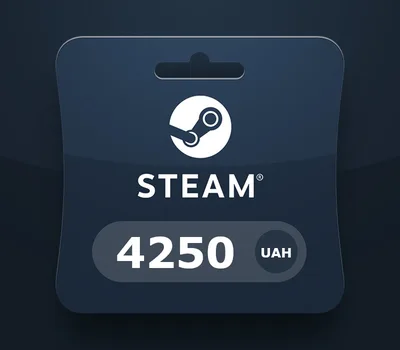 Steam Gift Card 4250 UAH UA Activation Code — лицензионный ключ