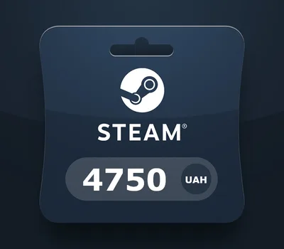 Steam Gift Card 4750 UAH UA Activation Code — лицензионный ключ