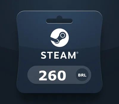 Steam Gift Card BRL 260 BR Activation Code — лицензионный ключ