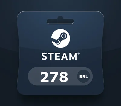 Steam Gift Card BRL 278 BR Activation Code — лицензионный ключ