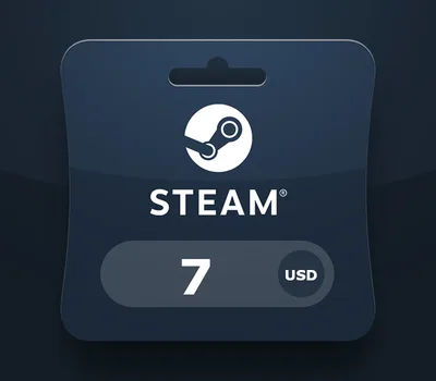 Steam Gift Card USD 7 US Activation Code — лицензионный ключ