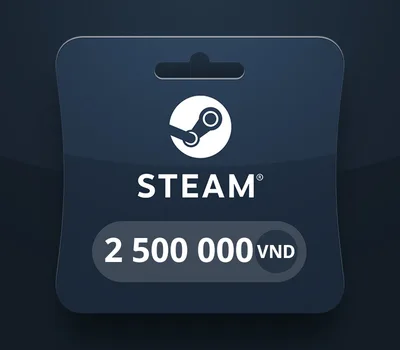 Steam Wallet VND 2 500 000 Gift Card — лицензионный ключ