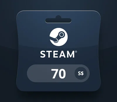 Steam Wallet SGD 70 Gift Card SG — лицензионный ключ